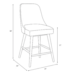 Geller Counter Height Barstool In Textured Linen - Threshold™ 22 Geller Counter Height Barstool In Textured Linen - Threshold™ -Living Room Furniture Store GUEST 5b29bf67 3fed 40f9 94e9 5a3afba25503