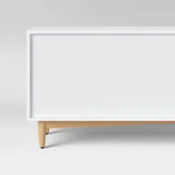 Organic Caned TV Stand For TVs Up To 65" White - Threshold™ -Living Room Furniture Store GUEST 6064e0fb 4847 48a7 8be0 7066a2d504f6