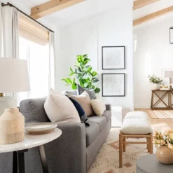 Mercer Rolled Upholstered Arm Chair With Casters Cream - Threshold™ Designed With Studio McGee -Living Room Furniture Store GUEST 61d5661c 5558 4f8e 8f2b 91fc6d6f8d4e