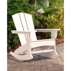 Shawboro POLYWOOD Patio Adirondack Rocking Chair - Threshold™ -Living Room Furniture Store GUEST 66bbe575 8f96 43d9 911b 764fc0f1f20b