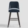 Geller Modern Counter Height Barstool In Shiny Velvet - Threshold™ -Living Room Furniture Store GUEST 6719d6ee 8deb 4246 9c6e 27765a784603