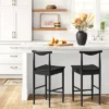 Biscoe Wood Counter Height Barstool Black - Threshold™ -Living Room Furniture Store GUEST 6811623a 085b 4f65 883c 31b563f90be7