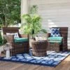 Halsted 5pc Wicker Small Space Patio Furniture Set - Threshold™ -Living Room Furniture Store GUEST 6a55bc04 4a1b 43de 8d11 a7526852821c