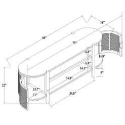 Portola Hills Caned Door TV Stand For TVs Up To 60" - Threshold™ Designed With Studio McGee 23 Portola Hills Caned Door TV Stand For TVs Up To 60" - Threshold™ Designed With Studio McGee -Living Room Furniture Store GUEST 6a70e9c2 1448 487f a332 1f397d50b5ae