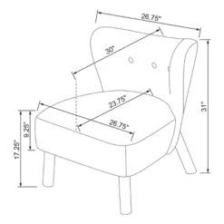 Sculpted Faux Shearling Accent Chair Cream - Threshold™ Designed With Studio McGee -Living Room Furniture Store GUEST 6cce5bcf 1c60 4d1a be28 f6d5e9c9ce77