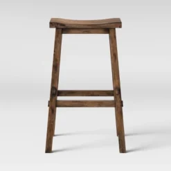 Halifax Farmhouse Wood Barstool - Threshold™ -Living Room Furniture Store GUEST 6dfda995 526e 462e afb8 b5f852a1ba27