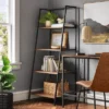 60" Loring 4 Shelf Trestle Bookshelf Walnut - Threshold™ -Living Room Furniture Store GUEST 704cf76f e96c 41bf b472 b1272e1ee037
