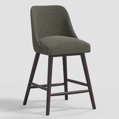 Geller Counter Height Barstool In Textured Linen - Threshold™ 3 Geller Counter Height Barstool In Textured Linen - Threshold™