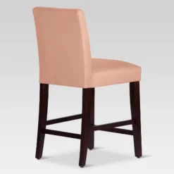 25" Velvet Parsons Counter Height Barstool Wood - Threshold™ -Living Room Furniture Store GUEST 73d6775c 2065 441e 8c07 519e9bd63b1c