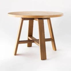 42" Linden Round Wood Dining Table - Threshold™ Designed With Studio McGee -Living Room Furniture Store GUEST 76f39d84 a190 4b52 8dd9 493baf78d72a