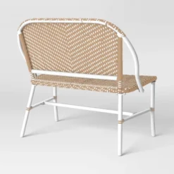 Suffield Wicker Patio Bench With Back - Threshold™ -Living Room Furniture Store GUEST 79fb0b72 a9ef 433d 93e7 7080a559f253