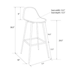 Copley Barstool - White - Threshold™ -Living Room Furniture Store GUEST 7a5e93c4 4c26 4003 a418 4404a8f4ccd8