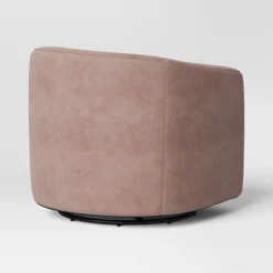 Large Aveline Swivel Chair Blush Velvet - Threshold™ -Living Room Furniture Store GUEST 7bd7176f cd5d 4885 8265 b01bb2a44f39