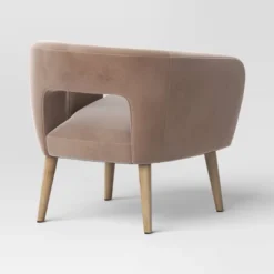 Barrel Open Back Accent Chair Velvet Camel - Threshold™ -Living Room Furniture Store GUEST 7cda3f6e f279 4070 a7ef 92b757c1d401