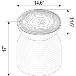 Grantsville Drum Accent Table Black - Threshold™ Designed With Studio McGee -Living Room Furniture Store GUEST 82f4aac6 8d31 4914 8f5f 47d6585c349c
