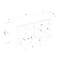 Southwick Farmhouse 3 Drawer/Shelf Dresser With Sliding Barn Door White - Threshold™ -Living Room Furniture Store GUEST 842f0b74 6701 41d8 b2c7 f9a18671b891