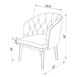 Catonsville Barrel Chair - Threshold™ -Living Room Furniture Store GUEST 84d57330 6205 40a6 86a3 35635ca951ac