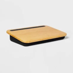 Bamboo Lap Desk With Powerbank And Charging Cable Brown/Black - Threshold™ 7 Bamboo Lap Desk With Powerbank And Charging Cable Brown/Black - Threshold™ -Living Room Furniture Store GUEST 8883f6ad 0fb5 4d88 83ff 5f9a6ad730c4