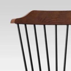 Delway Curved Back Mixed Material Counter Height Barstool Walnut - Threshold™ -Living Room Furniture Store GUEST 8c09173e d099 4df1 a94e ab93418d7e97