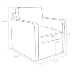 Pinetops Swivel Base Accent Chair - Threshold™ -Living Room Furniture Store GUEST 9122e1e1 4b4a 4722 a4d8 a5610912f064