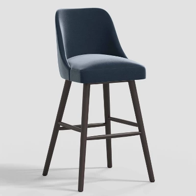 Geller Modern Counter Height Barstool In Shiny Velvet - Threshold™ 8 Geller Modern Counter Height Barstool In Shiny Velvet - Threshold™ - Image 6