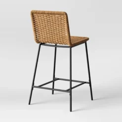 Wasson Woven Metal Leg Counter Height Barstool Tan - Threshold™ 8 Wasson Woven Metal Leg Counter Height Barstool Tan - Threshold™ -Living Room Furniture Store GUEST 9c2c977c 3581 4935 8100 e53c15df4513