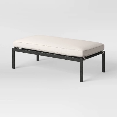 Ryegate 2pc 4' Mini Patio Daybed With Ottoman Weathered Teak - Threshold™ 7 Ryegate 2pc 4' Mini Patio Daybed With Ottoman Weathered Teak - Threshold™ - Image 5