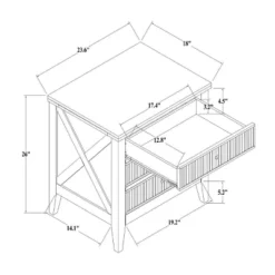 Wrentham Beadboard Farmhouse 3 Drawer Nightstand White - Threshold™ -Living Room Furniture Store GUEST 9d505add fcbd 4de8 a121 292451d6df68