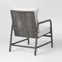2pc Granby Padded Wicker Outdoor Patio Chairs, Club Chairs Gray - Threshold™ -Living Room Furniture Store GUEST 9fe2e90e 2a7e 43ed 8d60 548fcadc7ff9