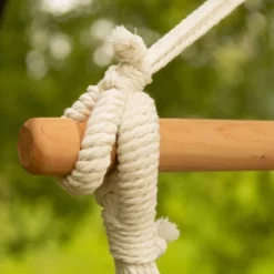 Pillowtop Chair Swing With Spreader Bar Heathered Blue - Threshold™ -Living Room Furniture Store GUEST a46595c5 c83d 463e b25c 9816830c2d43