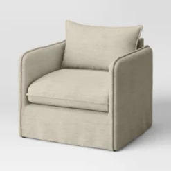 Berea Slouchy Lounge Chair With French Seams - Threshold™ -Living Room Furniture Store GUEST a4884ee6 2324 405e 8c31 e0ba9c27ed26
