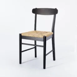 Logan Wood Dining Chair With Woven Seat - Threshold™ Designed With Studio McGee -Living Room Furniture Store GUEST a48fd9e6 3c2f 437a bb66 70671f884474