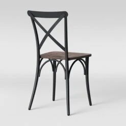 Set Of 2 Malden French Bistro Dining Chair Matte Black - Threshold™ -Living Room Furniture Store GUEST a5c2495e e363 491c 8853 f3d2bf7c79b7