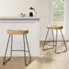 Hull Low Back Wood/Metal Counter Height Barstool - Threshold™ -Living Room Furniture Store GUEST a916e1df ea22 46ab be06 8a2bc7f42c24