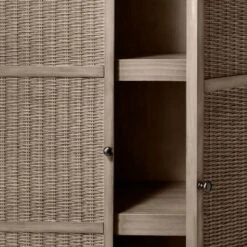 Brandeis Woven Cabinet Brown - Threshold™ Designed With Studio McGee -Living Room Furniture Store GUEST ab3e6001 2a20 47f1 b154 408774d065e9
