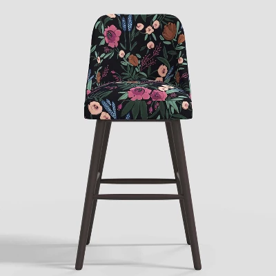 Geller Modern Counter Height Barstool In Botanical Grant Floral Ink - Threshold™ 3 Geller Modern Counter Height Barstool In Botanical Grant Floral Ink - Threshold™