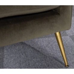 Carmine Luxe Arm Accent Chair With Brass Legs - Threshold™ -Living Room Furniture Store GUEST b4c44e24 5104 465f 96b0 1603eb30f4b3