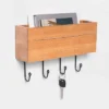 Beechwood Wall Storage With Hooks - Threshold™ 1 Beechwood Wall Storage With Hooks - Threshold™ -Living Room Furniture Store GUEST b6ee7ab6 6bf1 43c9 9fcc 055c74d2fa3d