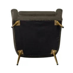 Carmine Luxe Arm Accent Chair With Brass Legs - Threshold™ -Living Room Furniture Store GUEST b6f59835 3277 40ac 8807 c2aa405025ed