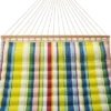11.3' Pillowtop Outdoor Fabric Hammock Summer Stripe Yellow/Red/Blue - Threshold™ -Living Room Furniture Store GUEST b714cf1c fb9e 4a6e a68f b2cf89ab003a