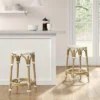 Perry Rattan Backless Woven Counter Height Barstool Cream - Threshold™ -Living Room Furniture Store GUEST bb34d751 2569 4a0b bcc8 055a6f4c512e