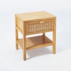 Palmdale Nightstand Woven 1 Drawer Natural - Threshold™ Designed With Studio McGee 10 Palmdale Nightstand Woven 1 Drawer Natural - Threshold™ Designed With Studio McGee -Living Room Furniture Store GUEST bbb49228 452f 4381 a61b dec8d16091c0