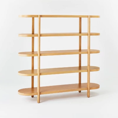 57" Portola Hills 5 Shelf Horizontal Bookcase - Threshold™ Designed With Studio McGee 11 57" Portola Hills 5 Shelf Horizontal Bookcase - Threshold™ Designed With Studio McGee - Image 10