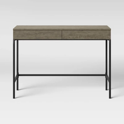 Loring Wood Writing Desk With Drawers And Charging Station - Threshold™ 12 Loring Wood Writing Desk With Drawers And Charging Station - Threshold™ - Image 10
