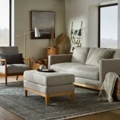 Woodland Hills Wood Base Sofa Light Gray - Threshold™ Designed With Studio McGee -Living Room Furniture Store GUEST c38cec81 1a6c 4015 ab10 83c689dddf83