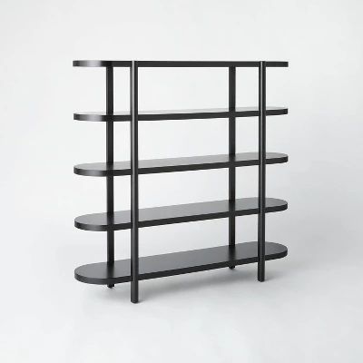 57" Portola Hills 5 Shelf Horizontal Bookcase - Threshold™ Designed With Studio McGee 12 57" Portola Hills 5 Shelf Horizontal Bookcase - Threshold™ Designed With Studio McGee - Image 11