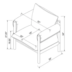 Arbon Wood Dowel Accent Chair With Cushion Arms - Threshold™ Designed With Studio McGee 13 Arbon Wood Dowel Accent Chair With Cushion Arms - Threshold™ Designed With Studio McGee -Living Room Furniture Store GUEST c429d501 6755 4c8a 864f afd6717b29db