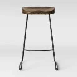 Hull Low Back Barstool Wood/Metal - Threshold 12 Hull Low Back Barstool Wood/Metal - Threshold -Living Room Furniture Store GUEST c467520f f1d0 411f 89d8 1885382021e5