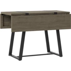 Brimfield Metal Base Extendable Dining Table Brown - Threshold™ -Living Room Furniture Store GUEST c4bbb164 0ea0 4507 8b94 e6b05687e2be