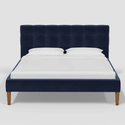 Dessy Pull Tufted Platform Bed In Luxe Velvet - Threshold™ 2 Dessy Pull Tufted Platform Bed In Luxe Velvet - Threshold™